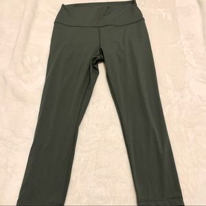 Reflex 90 degree olive green Leggings